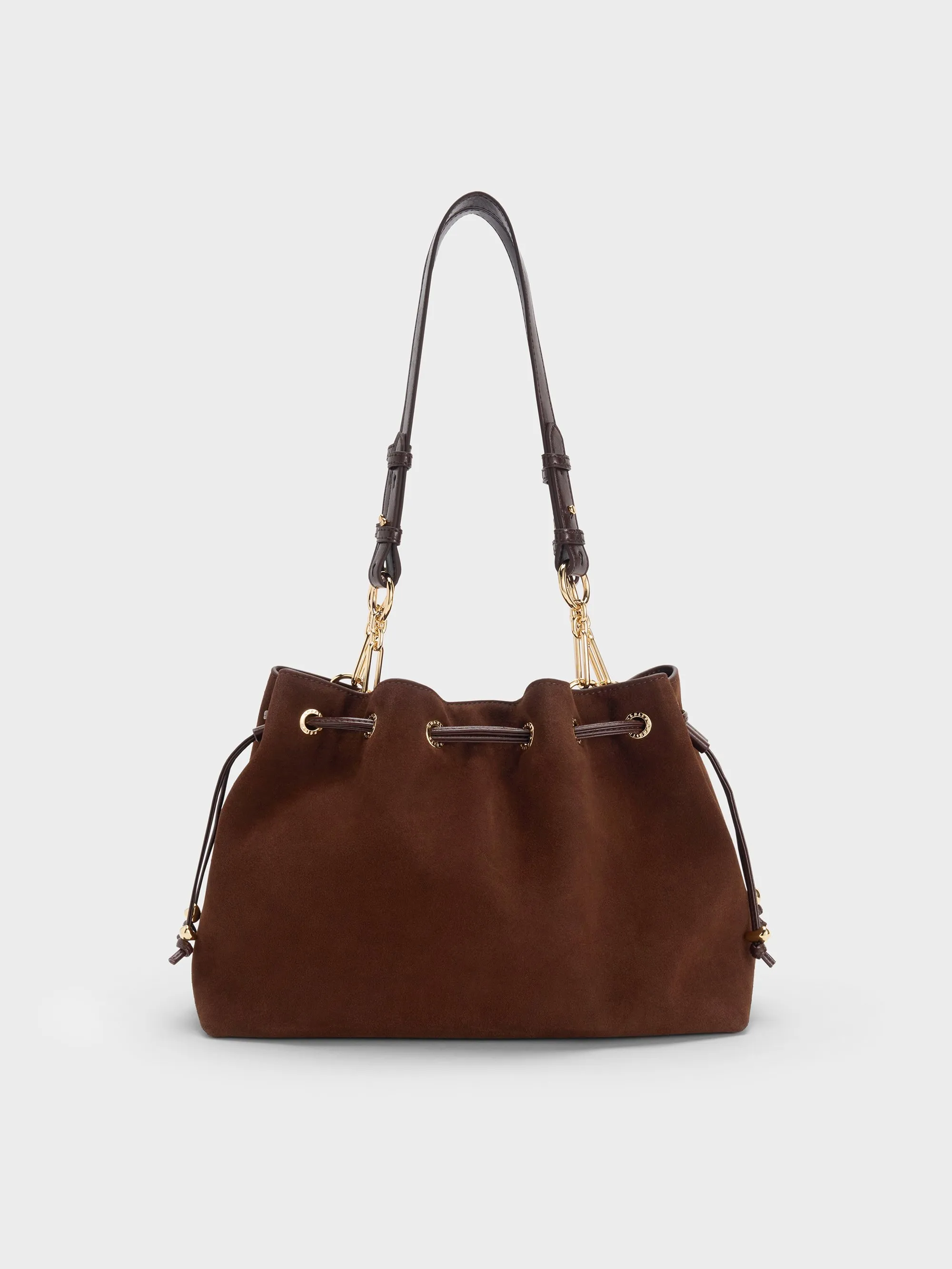 Charles & Keith - Moxie Drawstring Bucket Bag sold by Charles & Keith