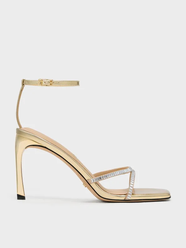 Charles & Keith - Jaylene Gem Stiletto Sandals made by Charles & Keith