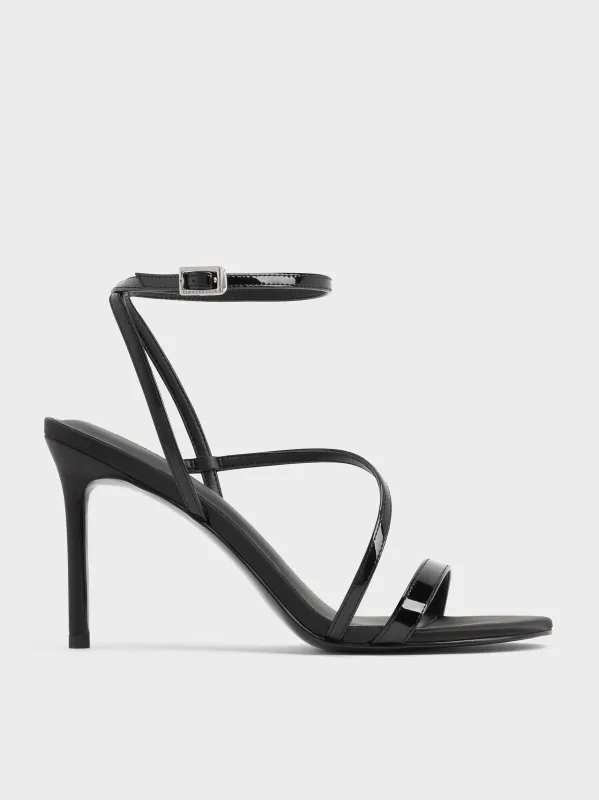 Charles & Keith - Andricia Patent Strappy Stiletto Sandals sold by Charles & Keith