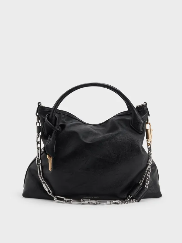 Charles & Keith - Delfina Chain Tote Bag sold by Charles & Keith