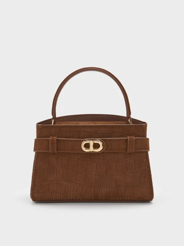 Charles & Keith - Aubrielle Top Handle Bag sold by Charles & Keith