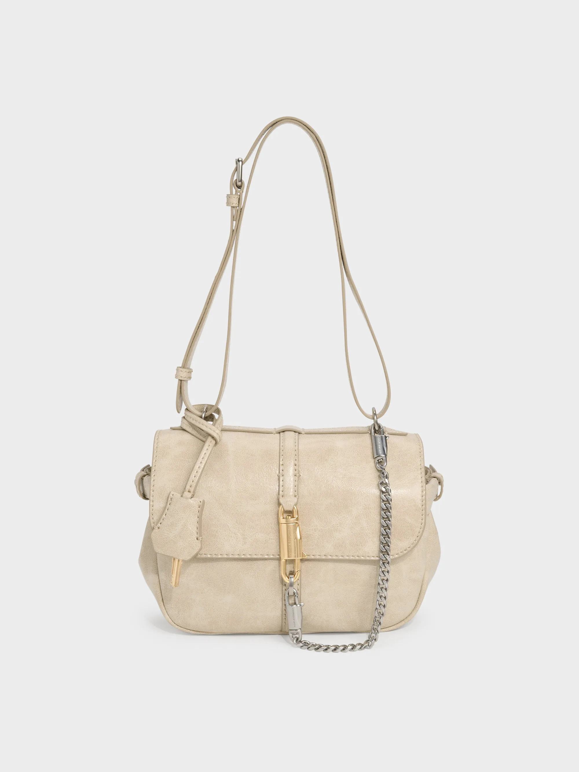 Charles & Keith - Delfina Chain Crossbody Bag sold by Charles & Keith