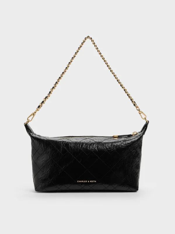 Charles & Keith - Duo Quilted Shoulder Bag made by Charles & Keith