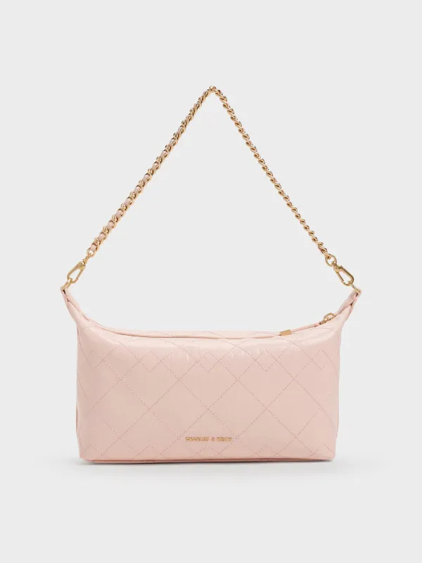 Charles & Keith - Duo Quilted Shoulder Bag made by Charles & Keith