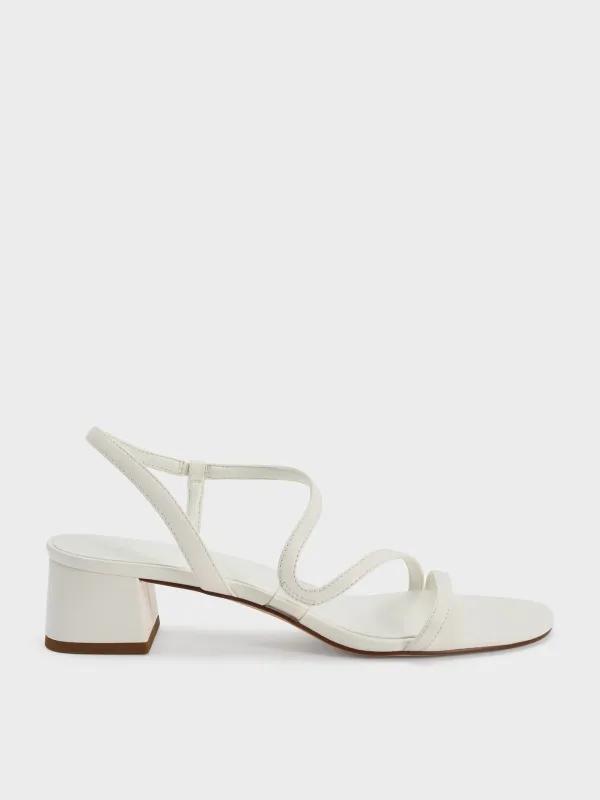 Charles & Keith - Arden Wavy Slingback Sandals made by Charles & Keith