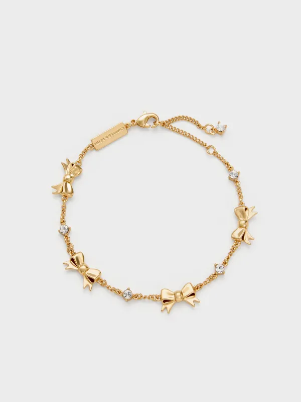 Charles & Keith - Paige Bow Crystal Bracelet made by Charles & Keith