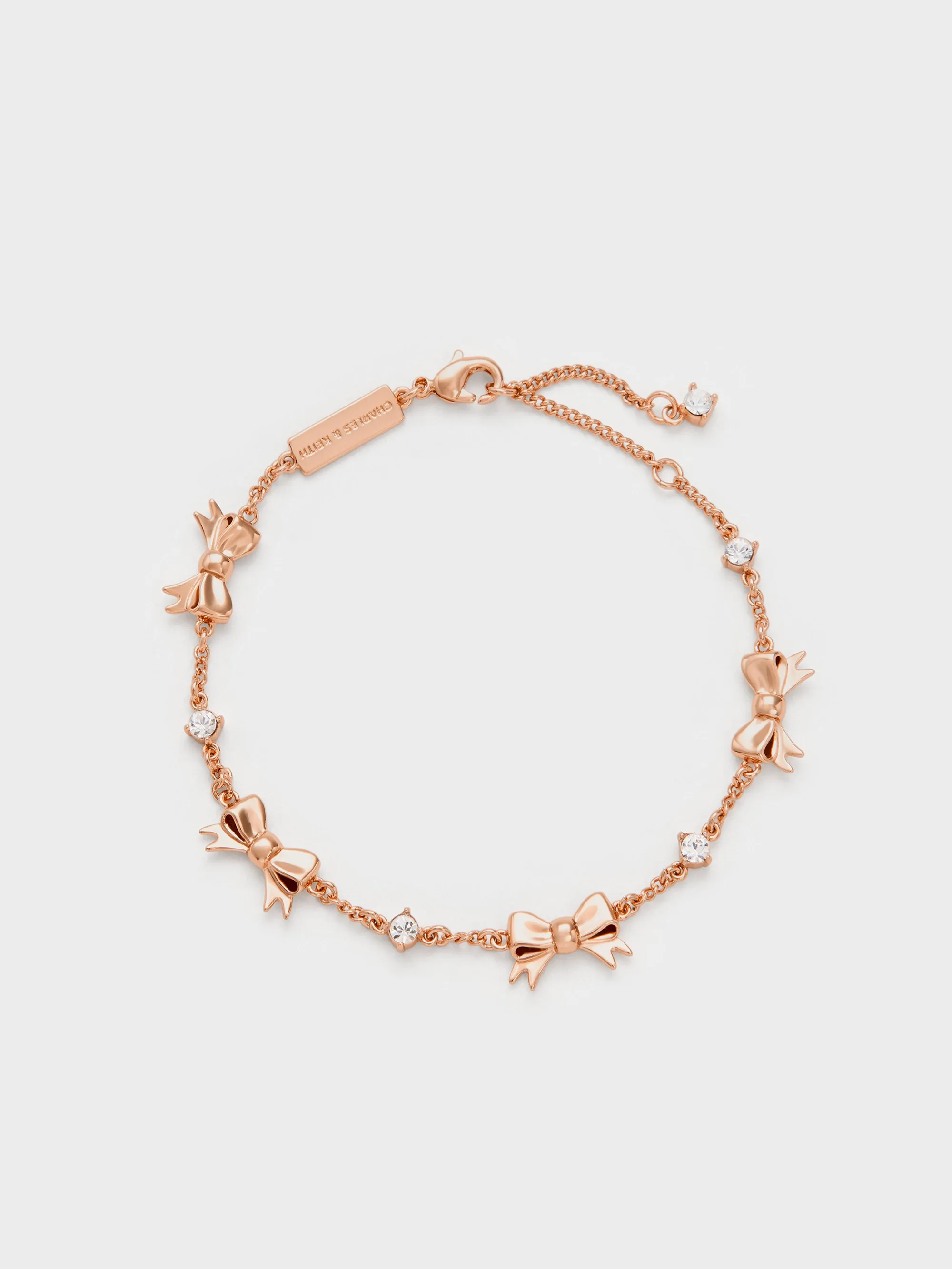 Charles & Keith - Paige Bow Crystal Bracelet sold by Charles & Keith