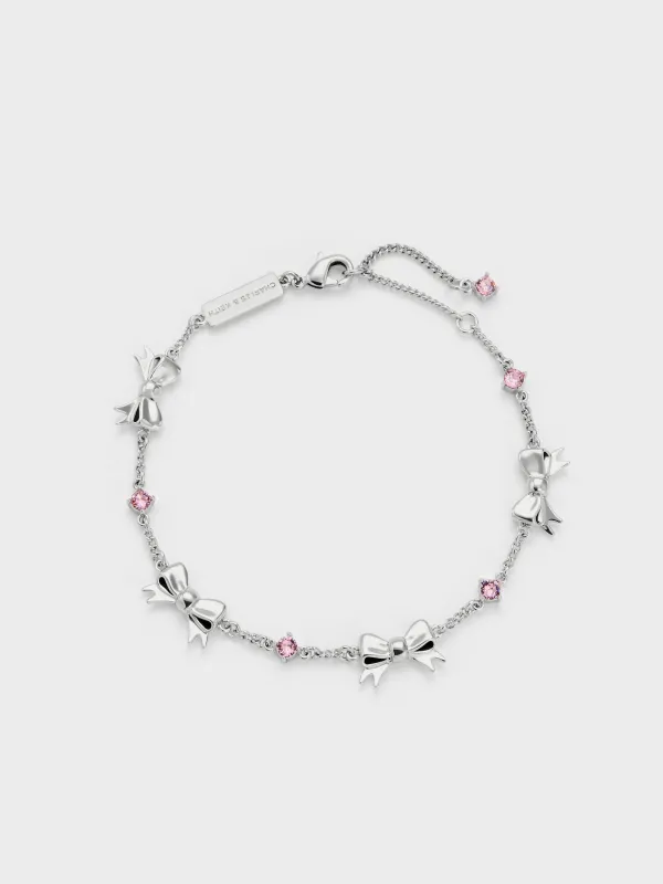 Charles & Keith - Paige Bow Crystal Bracelet made by Charles & Keith