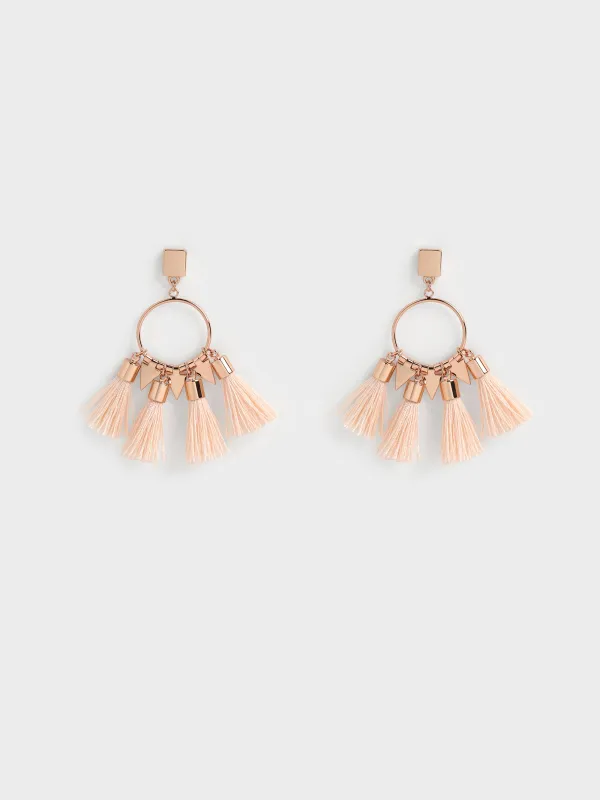 Charles & Keith - Orelia Tassel Drop Earrings made by Charles & Keith