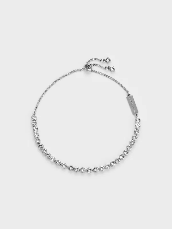 Charles & Keith - Paige Crystal Tennis Bracelet sold by Charles & Keith