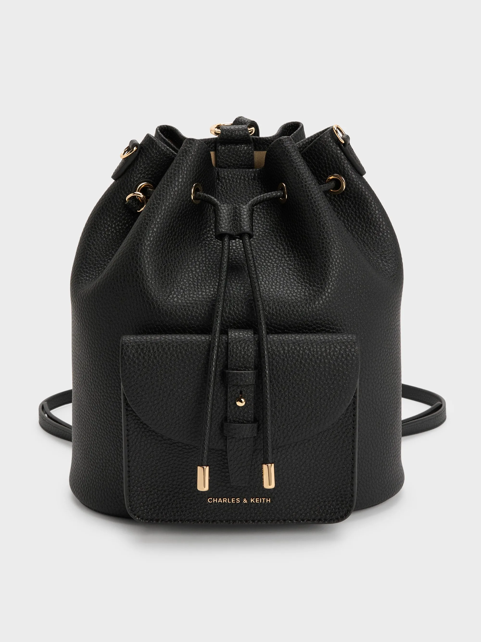 Charles & Keith - Beryl Drawstring Backpack sold by Charles & Keith