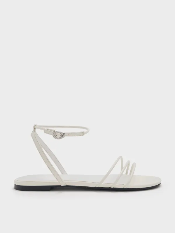 Charles & Keith - Triple-Strap Sandals made by Charles & Keith
