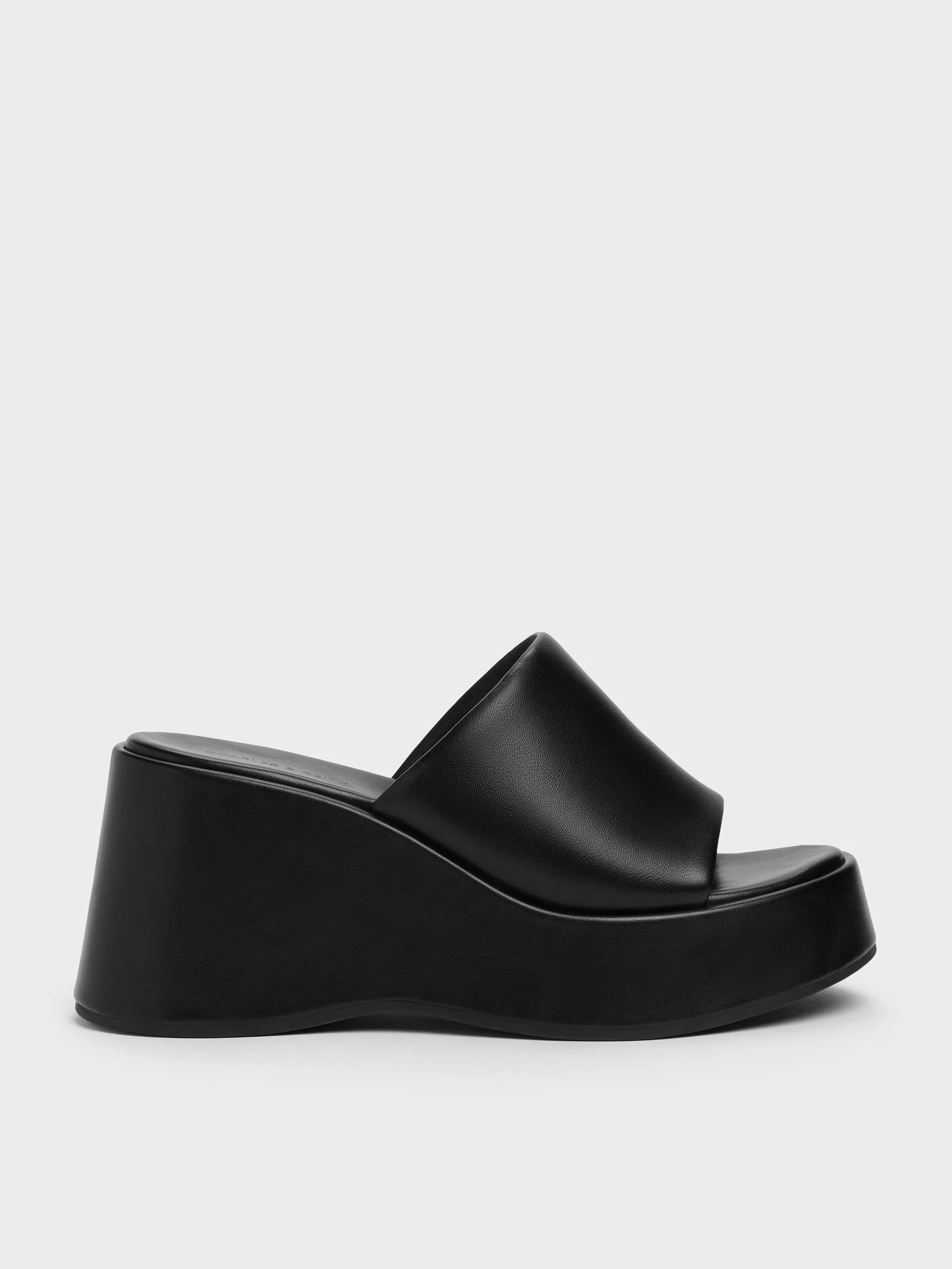 Charles & Keith - Wide-Strap Platform Wedges sold by Charles & Keith