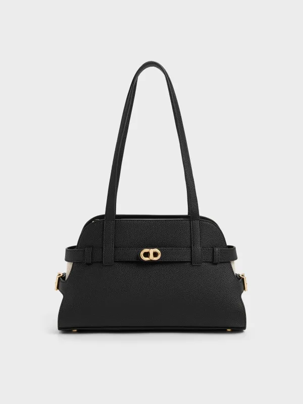 Charles & Keith - Aubrielle Belted Shoulder Bag made by Charles & Keith