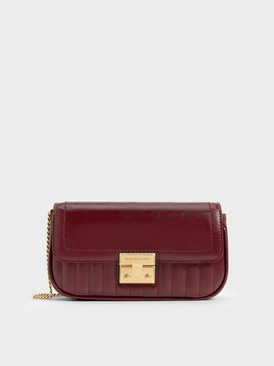 Charles & Keith - Mini Donna Crinkle-Effect Bag sold by Charles & Keith