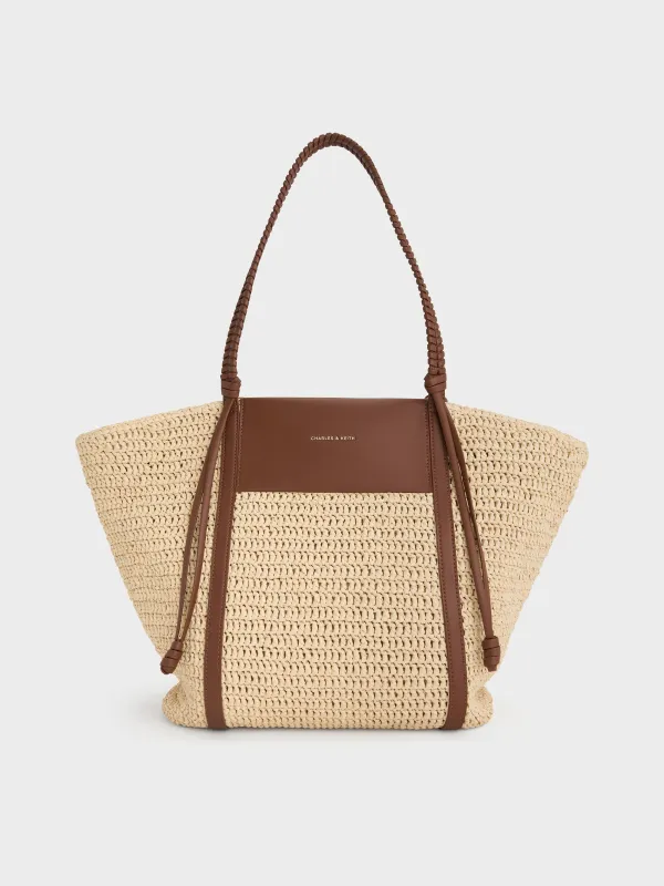 Charles & Keith - Shalia Raffia Tote Bag made by Charles & Keith