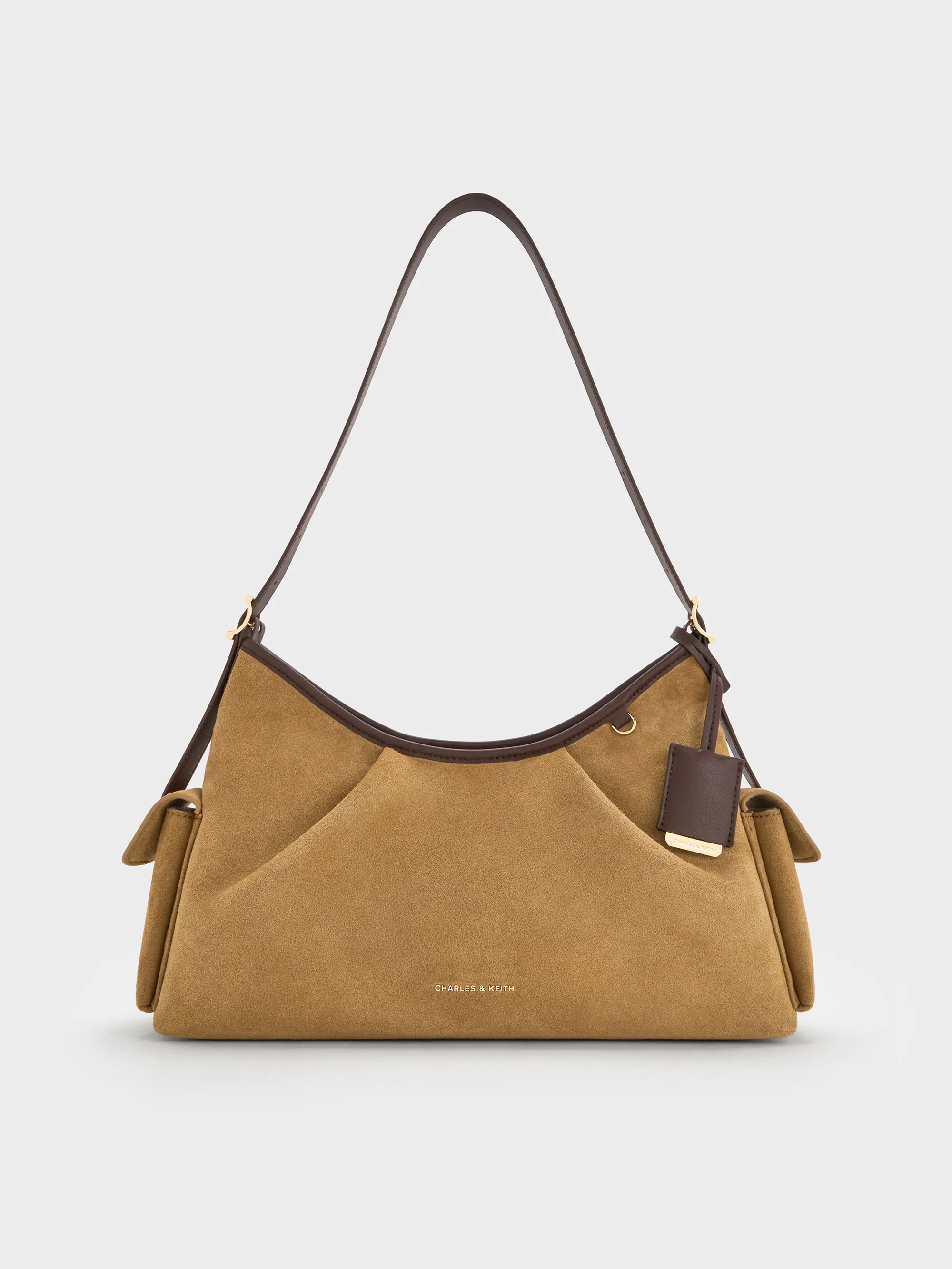 Charles & Keith - Khai Side-Pocket Shoulder Bag sold by Charles & Keith