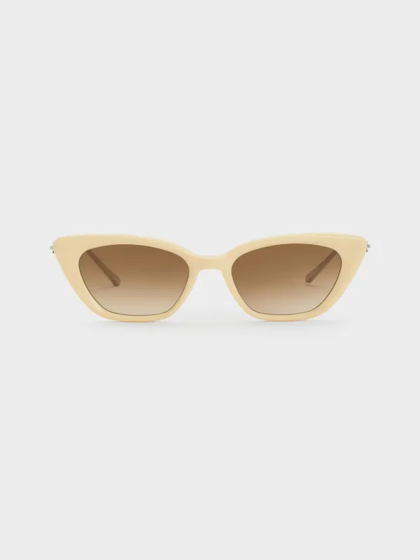 Charles & Keith - Adalyn Cat-Eye Sunglasses made by Charles & Keith