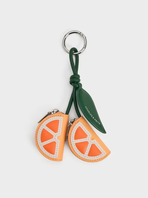 Charles & Keith - Orange Slice Charm made by Charles & Keith