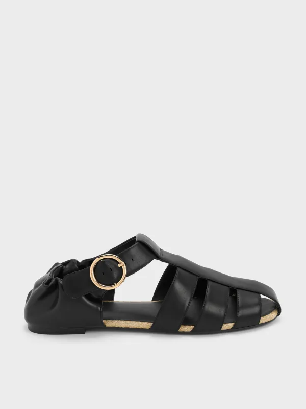 Charles & Keith - Caged Flat Espadrilles made by Charles & Keith