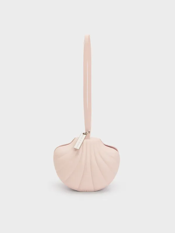 CHARLES & KEITH - Seashell Swirl-Print Tote Charm made by Charles & Keith