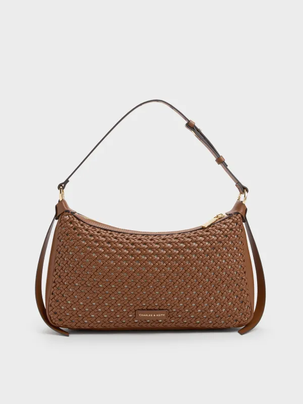 Charles & Keith - Calla Woven Shoulder Bag made by Charles & Keith