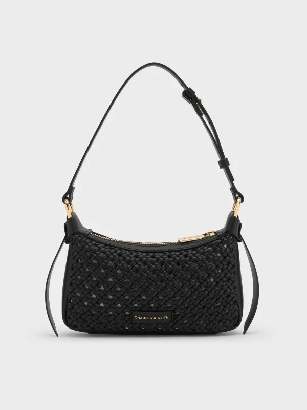 Charles & Keith - Mini Calla Woven Shoulder Bag made by Charles & Keith