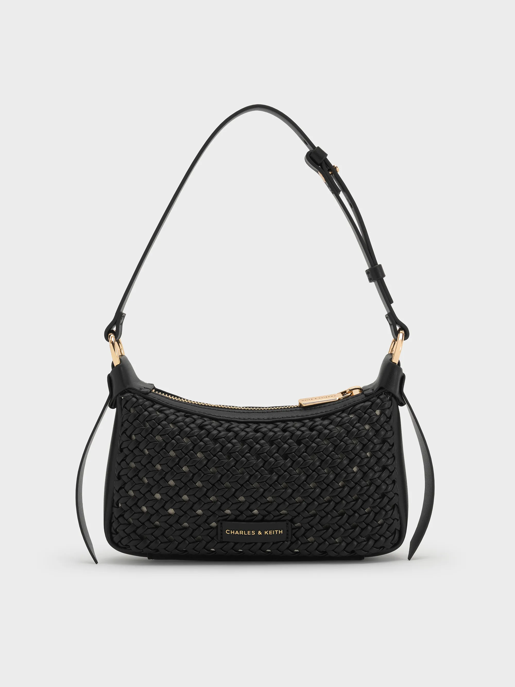Charles & Keith - Mini Calla Woven Shoulder Bag sold by Charles & Keith