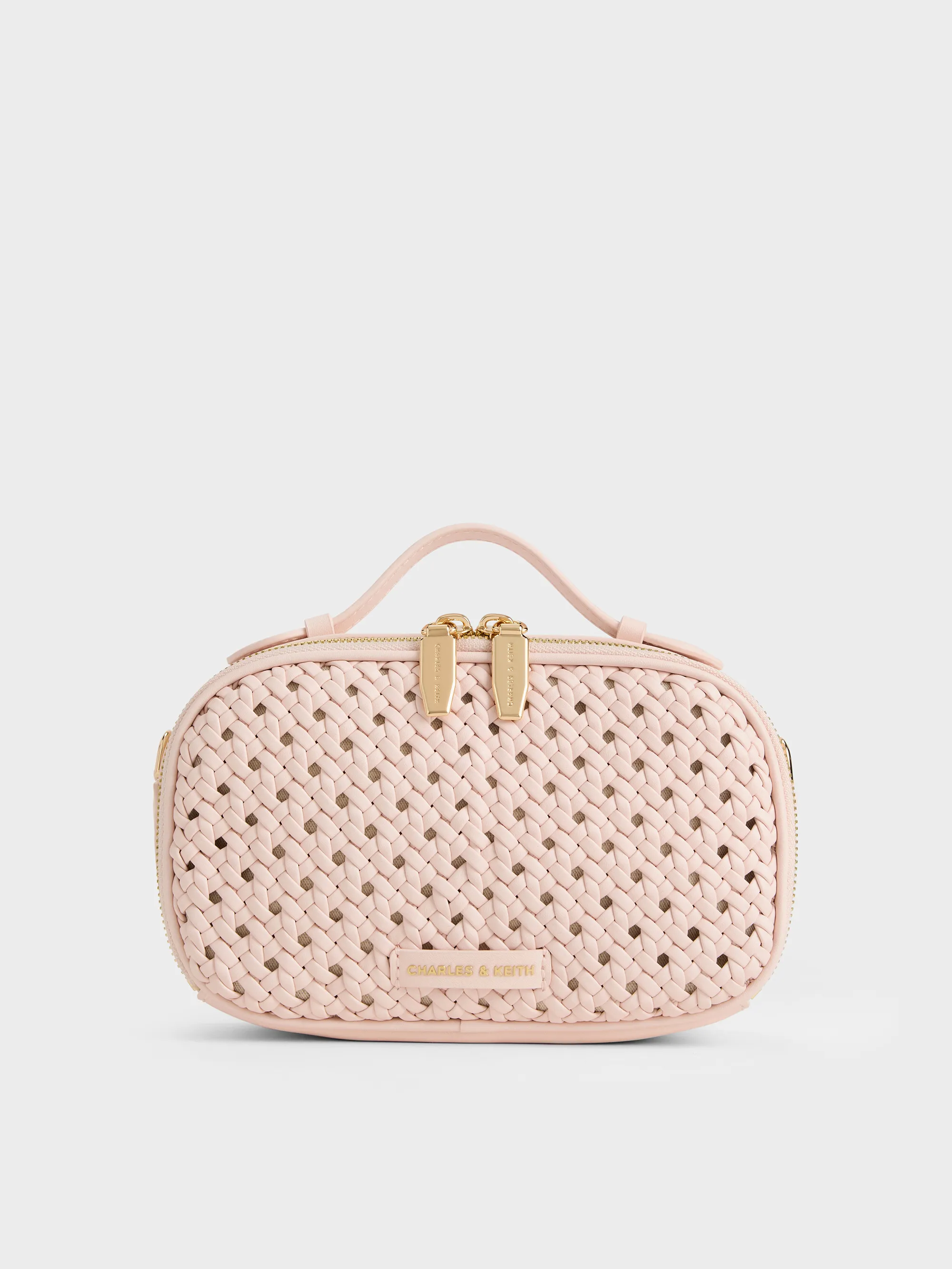 Charles & Keith - Azure Woven Crossbody Bag sold by Charles & Keith
