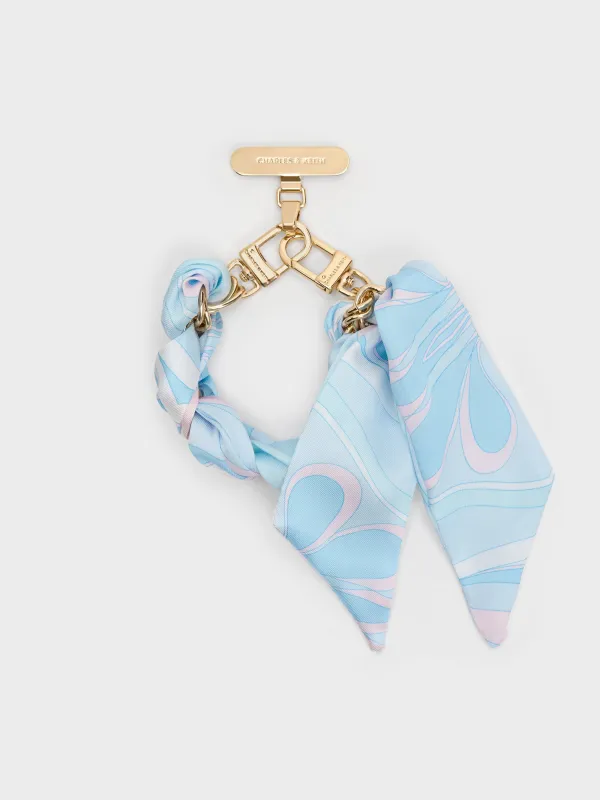 Charles & Keith - Swirl-Scarf Chain Bag Strap made by Charles & Keith