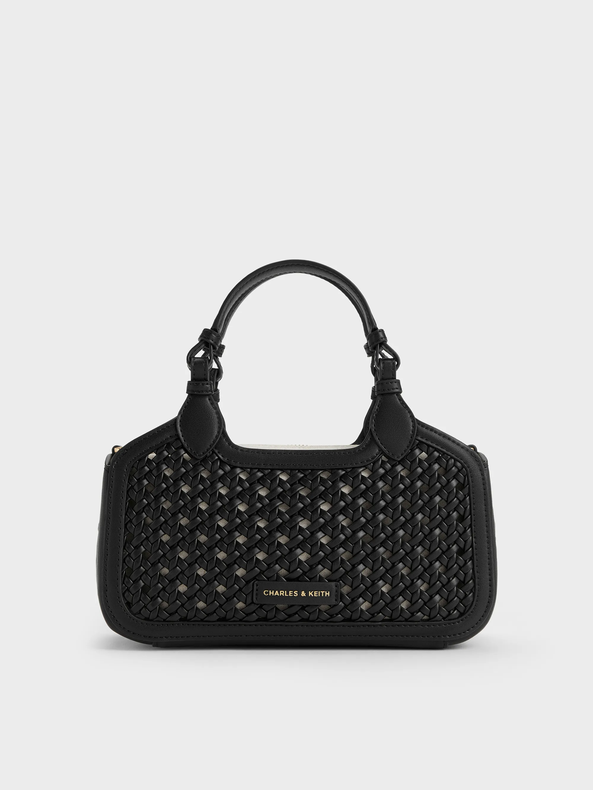 Charles & Keith - Mini Azure Woven Tote Bag sold by Charles & Keith