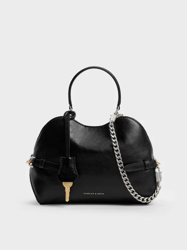 Charles & Keith - Delfina Chain Side-Belt Tote Bag made by Charles & Keith