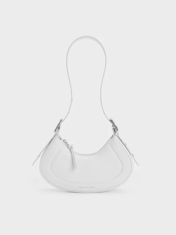 Charles & Keith - Petra Curved Shoulder Bag made by Charles & Keith