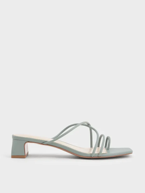 Charles & Keith - Meadow Strappy Toe Ring Sandals made by Charles & Keith