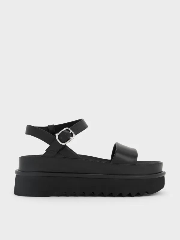 Charles & Keith - Flatform Sandals made by Charles & Keith