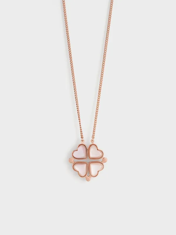 Charles & Keith - Annalise Clover Heart Necklace made by Charles & Keith