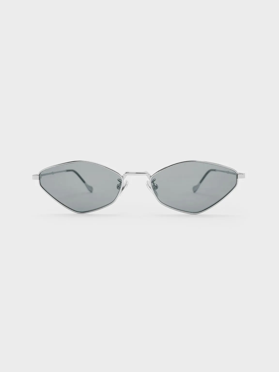 Charles & Keith - Jax Metal-Frame Geometric Sunglasses sold by Charles & Keith
