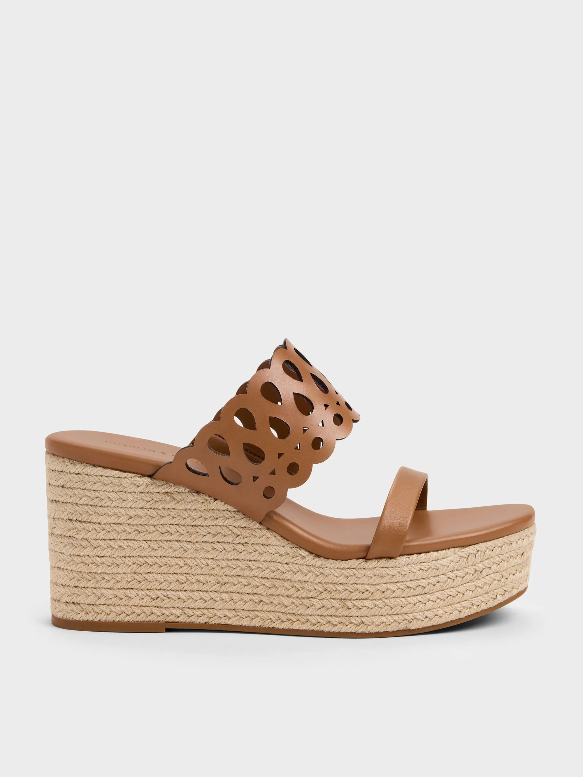 CHARLES & KEITH - Cut-Out Espadrille Wedges sold by Charles & Keith