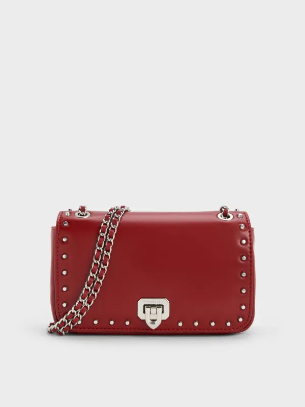 Charles & Keith - Arwen Studded Shoulder Bag made by Charles & Keith