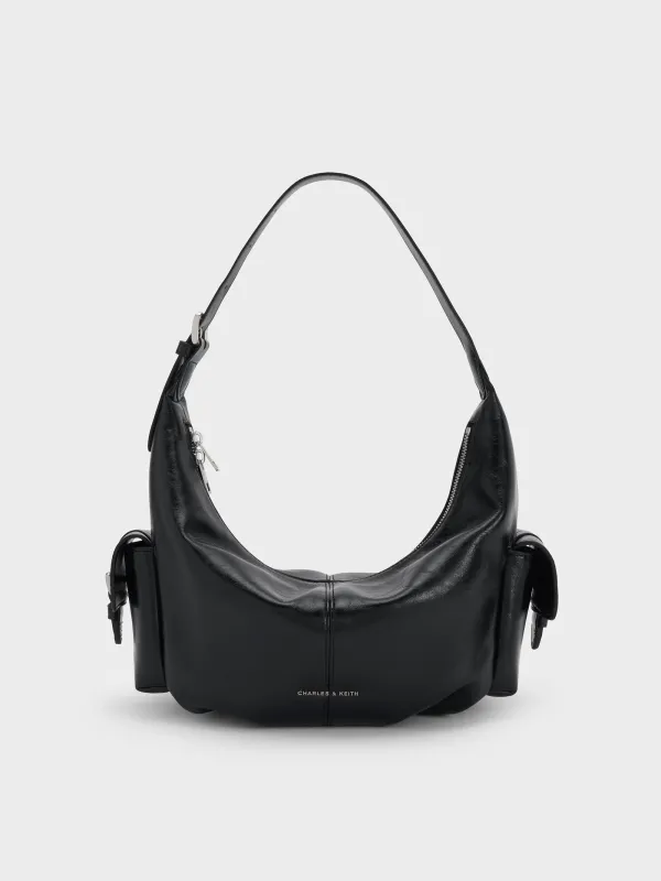 Charles & Keith - Bessie Side-Pocket Hobo Bag made by Charles & Keith