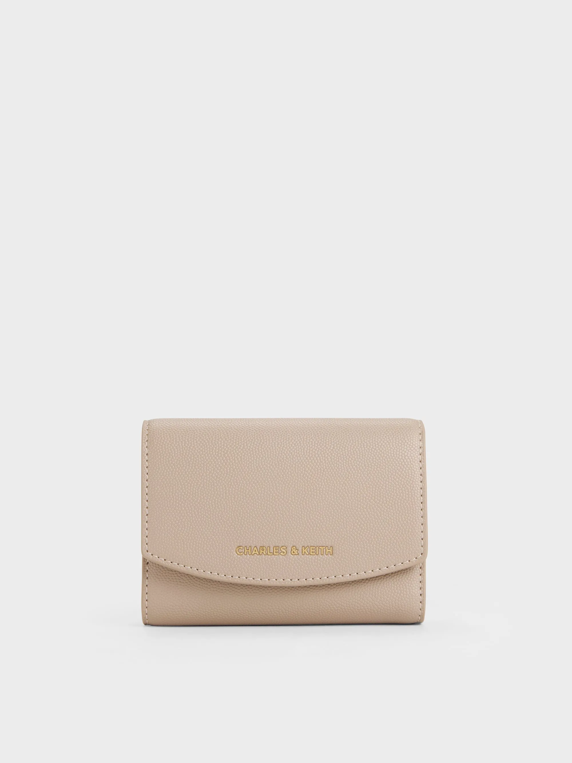CHARLES & KEITH - Briony Curved Flap Wallet sold by Charles & Keith