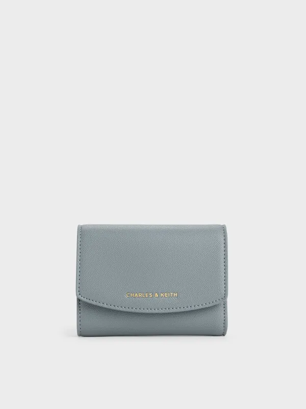 Charles & Keith - Briony Curved Flap Wallet made by Charles & Keith