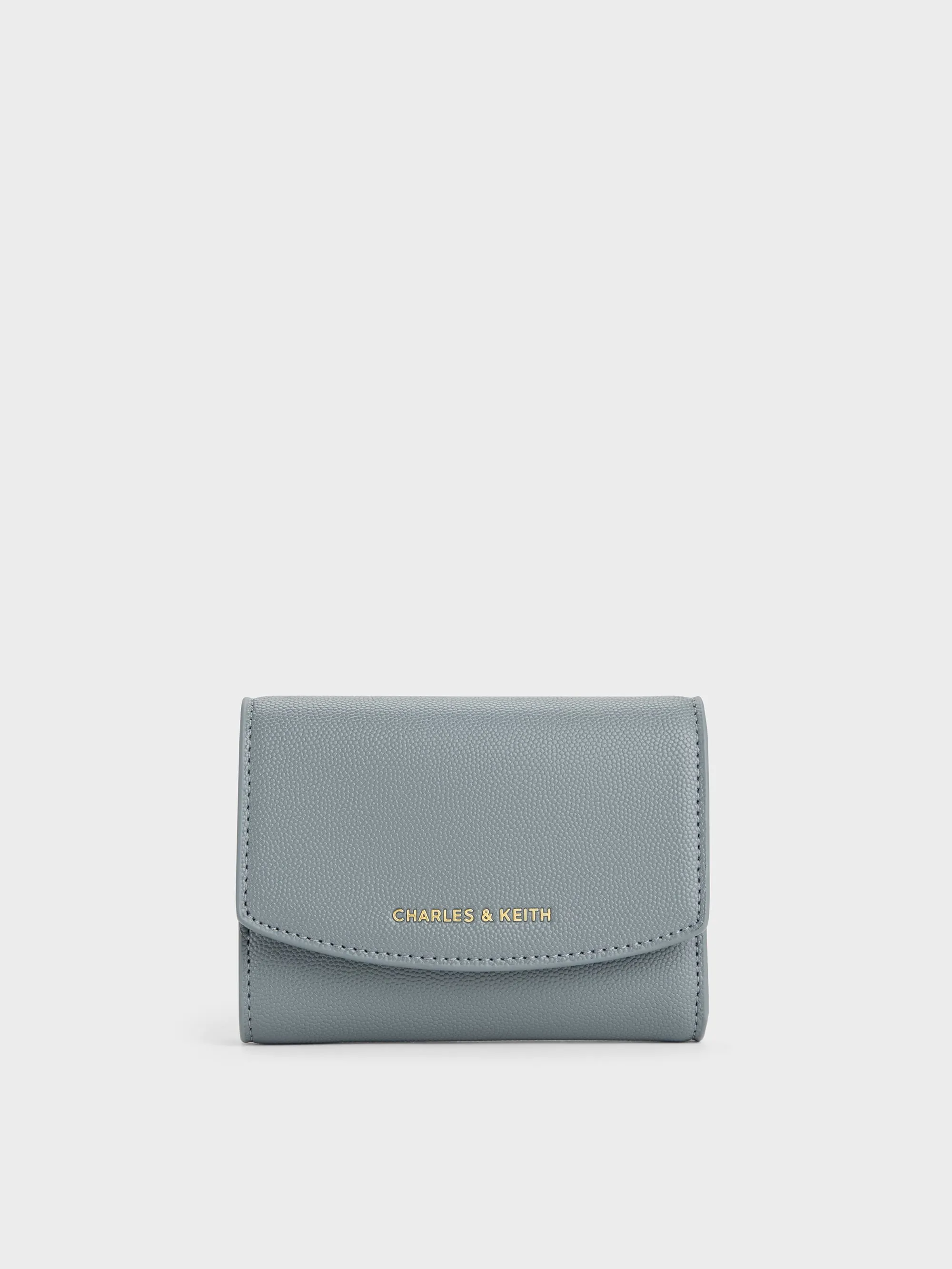 Charles & Keith - Briony Curved Flap Wallet sold by Charles & Keith