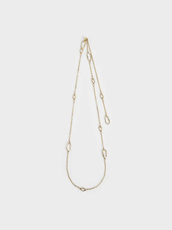 Charles & Keith - Evangeline Multi-Crystal Necklace made by Charles & Keith