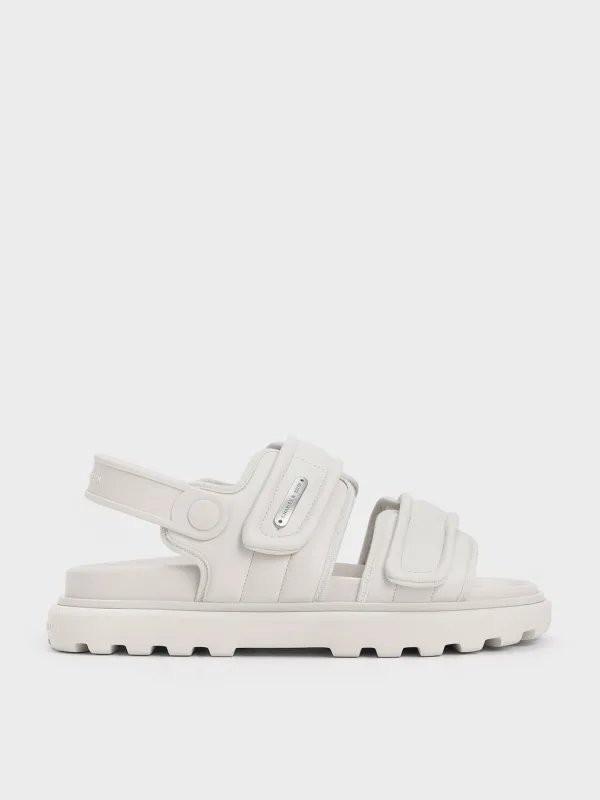 Charles & Keith - Romilly Puffy Sports Sandals made by Charles & Keith