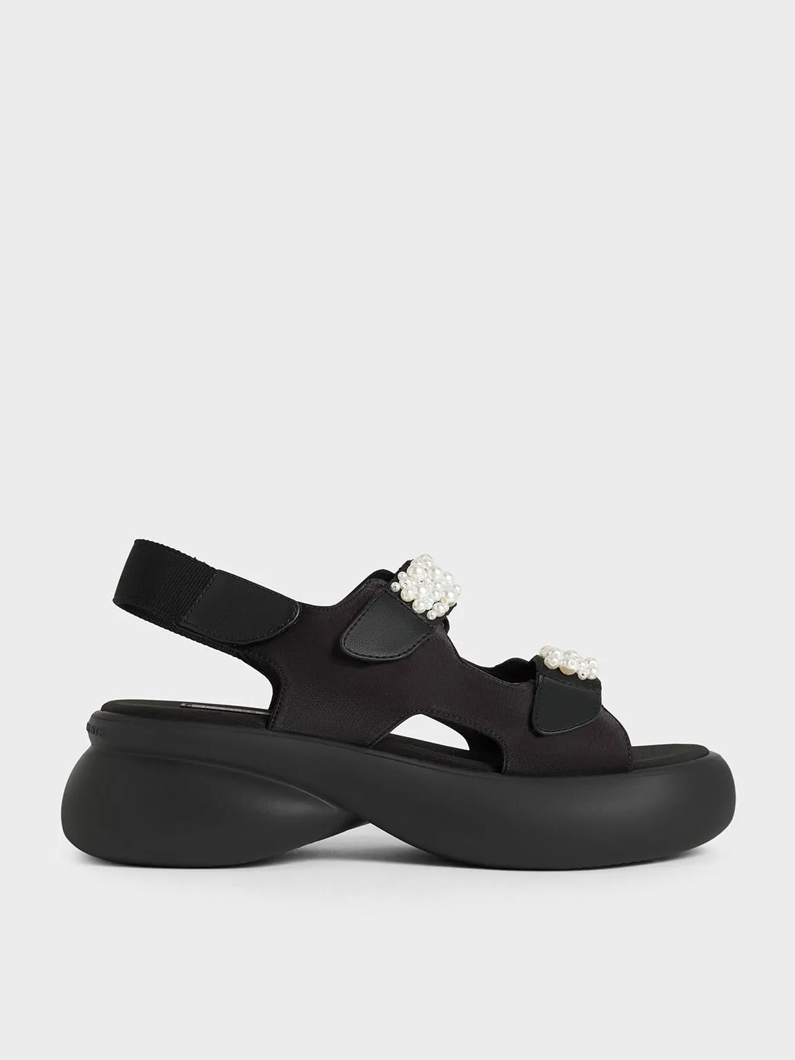 Charles & Keith - Beaded-Strap Sports Sandals sold by Charles & Keith
