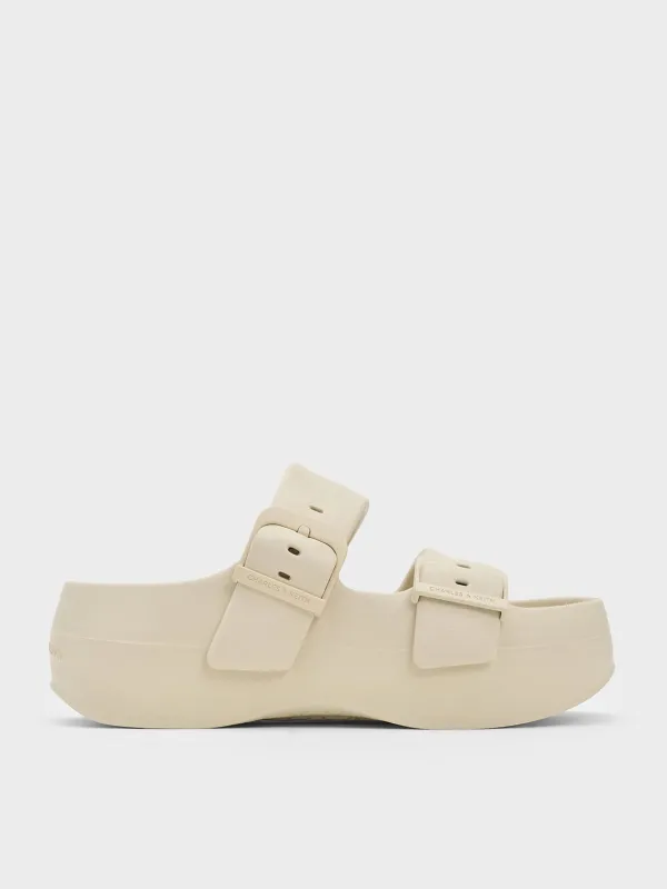 CHARLES & KEITH - Bunsy Double-Strap Sports Sandals made by Charles & Keith