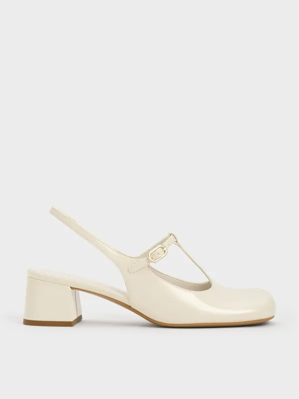 Charles & Keith - T-Bar Slingback Mary Jane Pumps made by Charles & Keith