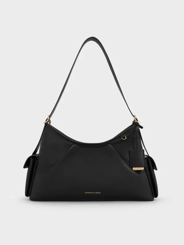 Charles & Keith - Khai Side-Pocket Shoulder Bag made by Charles & Keith