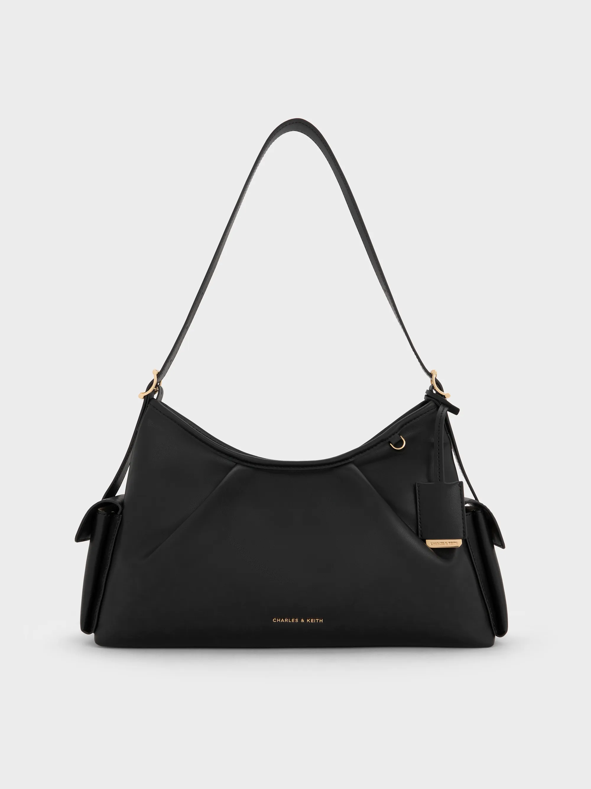 Charles & Keith - Khai Side-Pocket Shoulder Bag sold by Charles & Keith